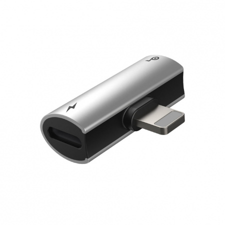 Адаптер Baseus CAL46-S1 для iPhone, для зарядки и прослушивания музыки