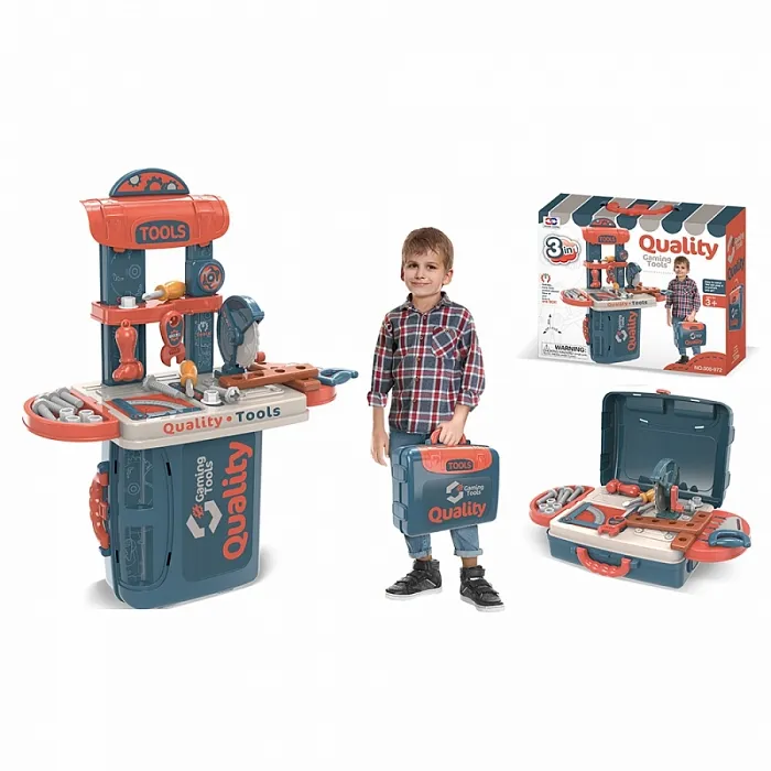 Игровой набор инструментов для мальчиков в чемодане