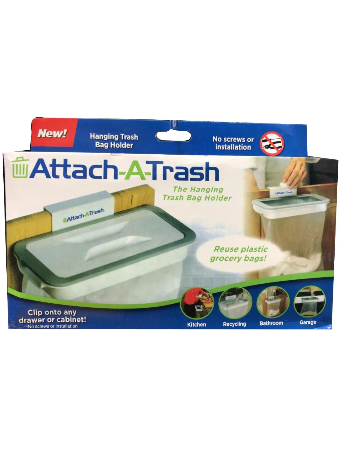 Держатель для мусорных пакетов навесной Attach a Trash